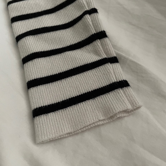 Garage White Ribbed Knit Sweater - Picture 3 of 4